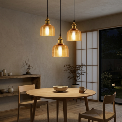 Moderne Glas Pendelleuchte mit Kreativem Design