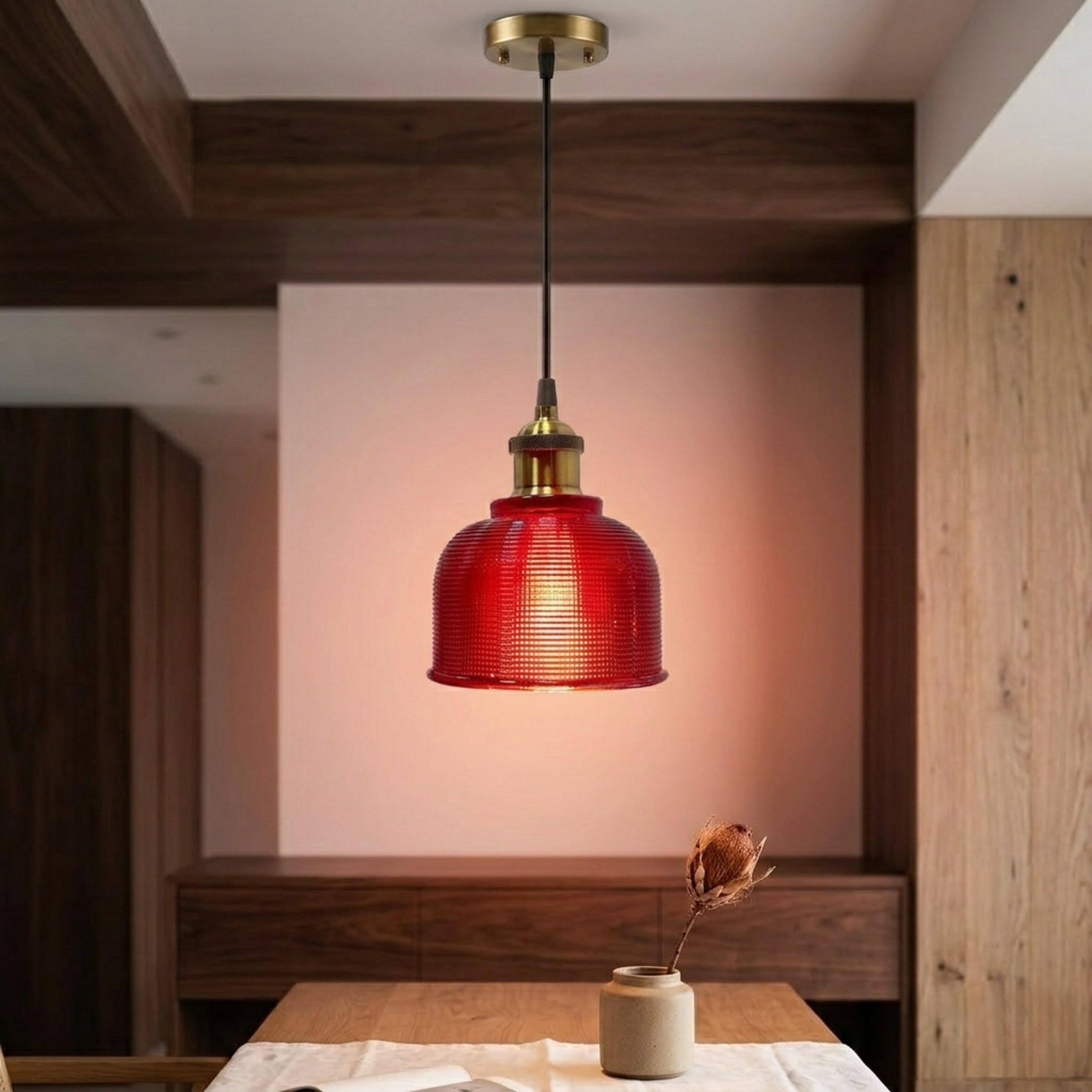 Moderne Glas Pendelleuchte mit Kreativem Design