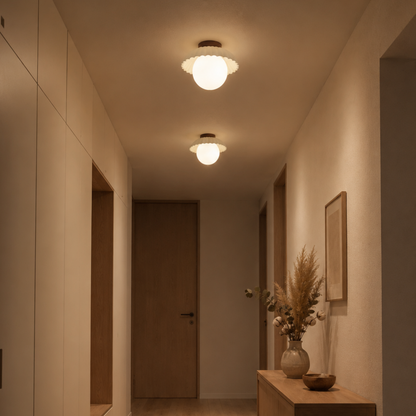 Moderne LED Deckenleuchte zum Aufbauen