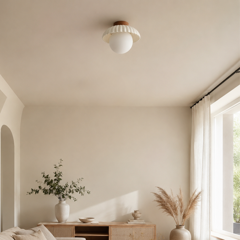 Moderne LED Deckenleuchte zum Aufbauen