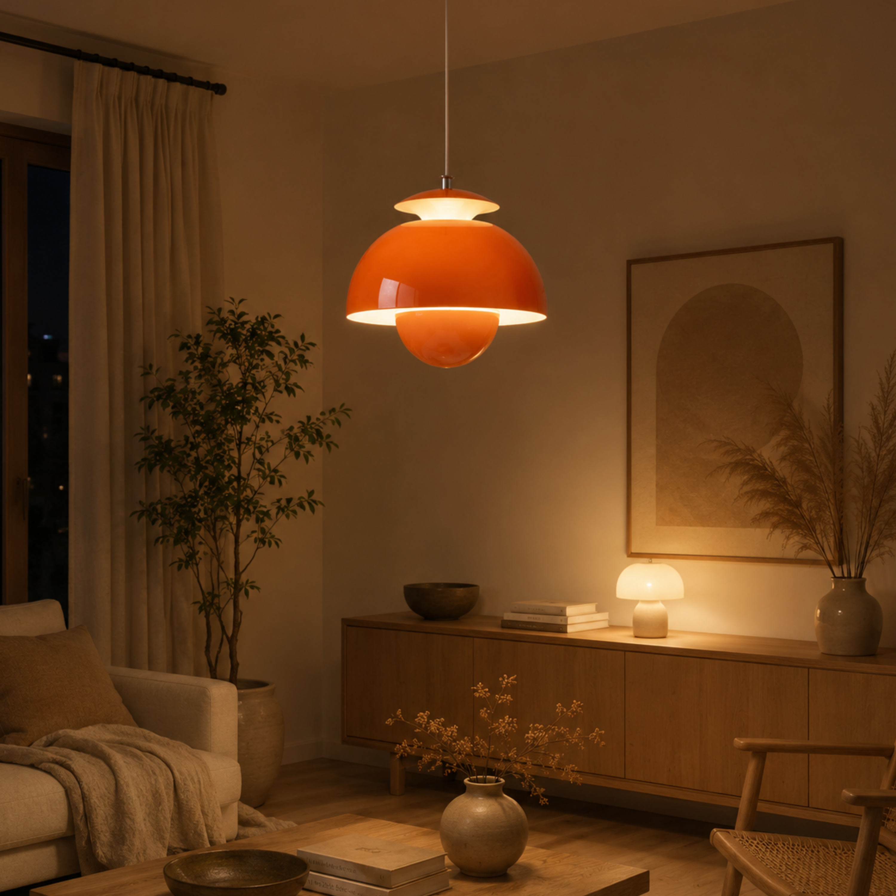Knospen Design LED Pendelleuchte