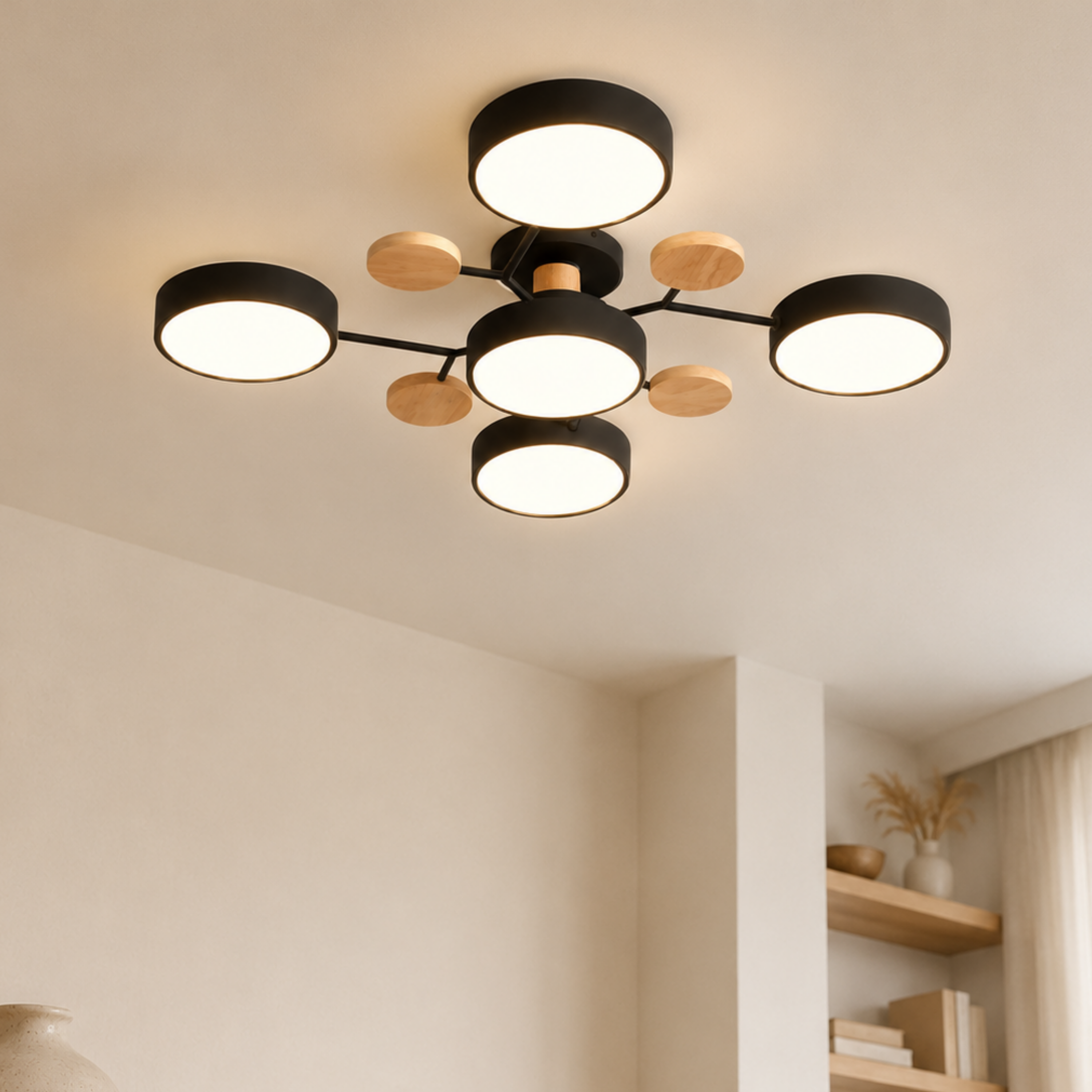 Moderne Halo LED Deckenleuchte