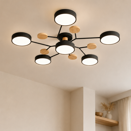 Moderne Halo LED Deckenleuchte