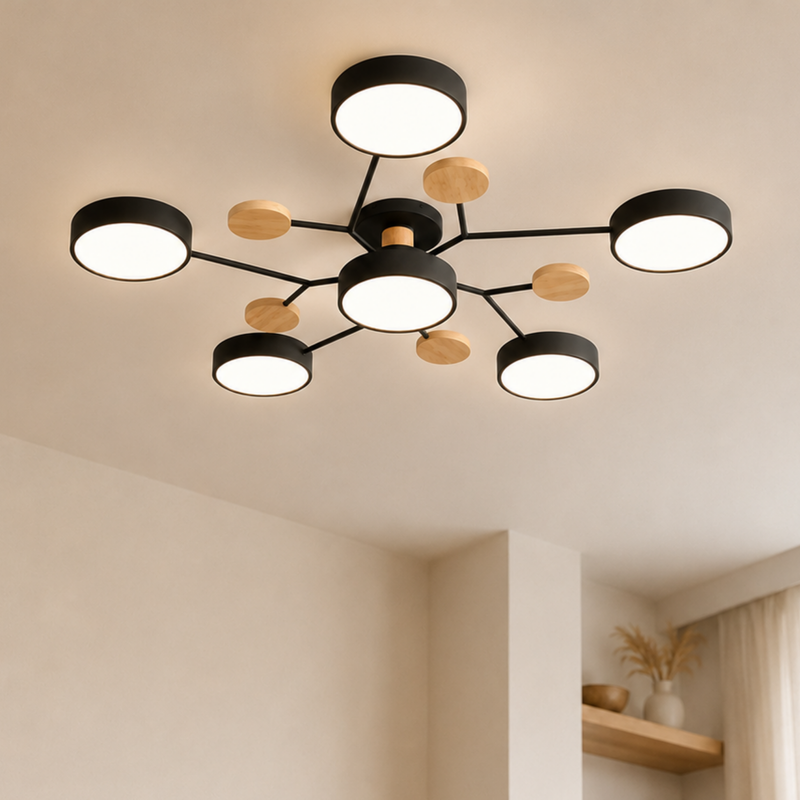 Moderne Halo LED Deckenleuchte
