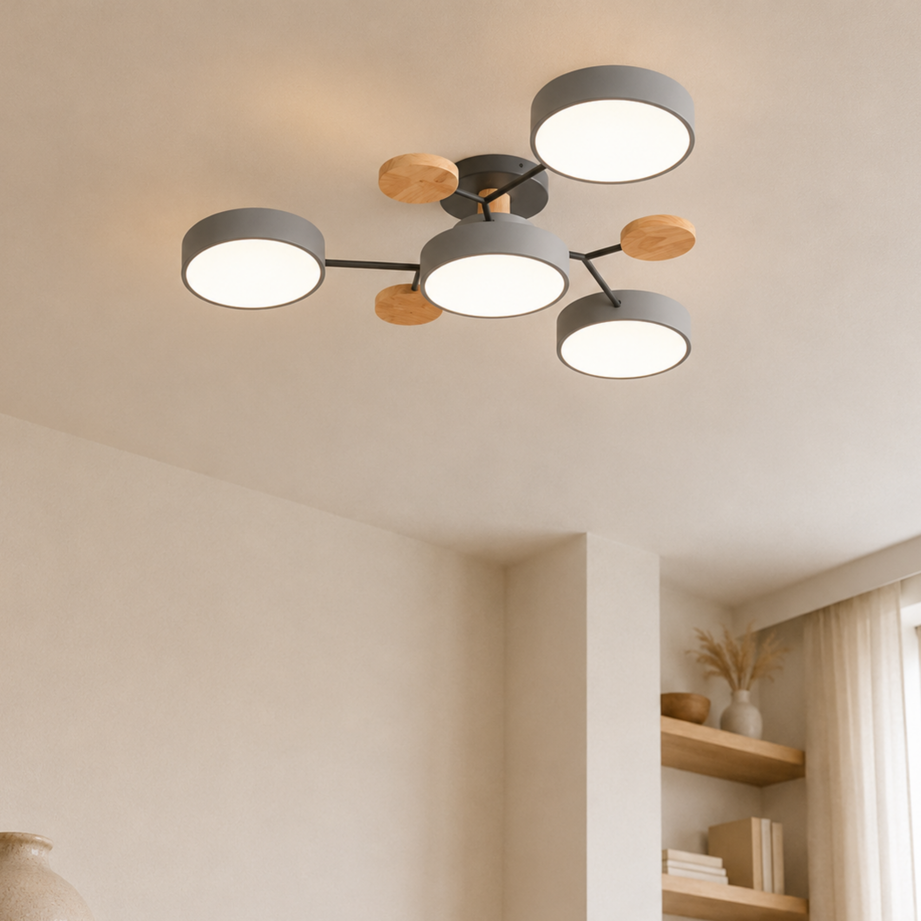 Moderne Halo LED Deckenleuchte