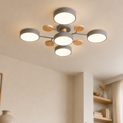 Moderne Halo LED Deckenleuchte