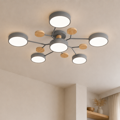 Moderne Halo LED Deckenleuchte
