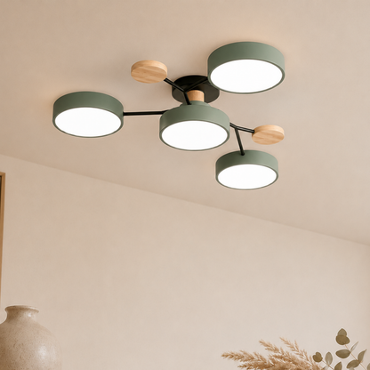 Moderne Halo LED Deckenleuchte