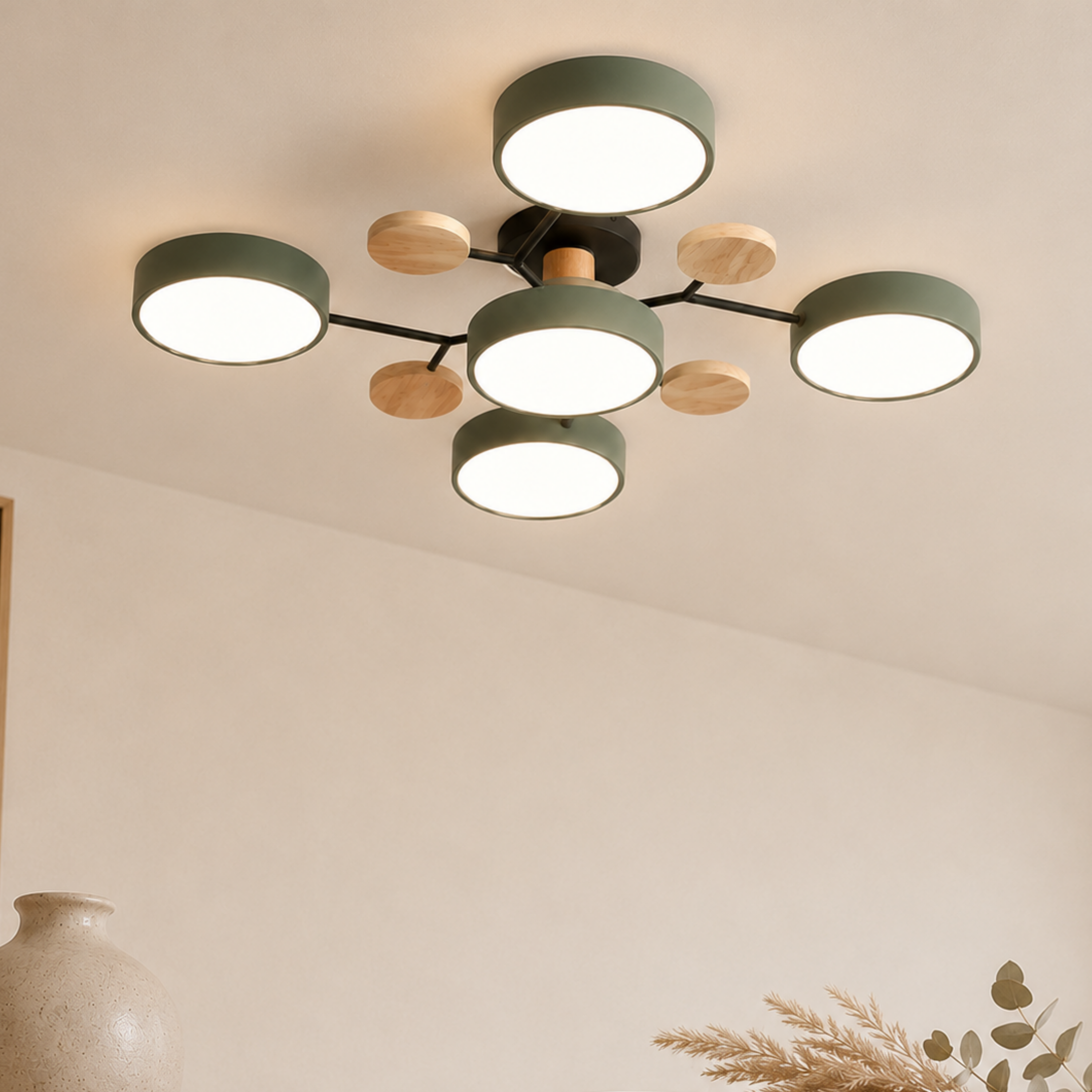 Moderne Halo LED Deckenleuchte