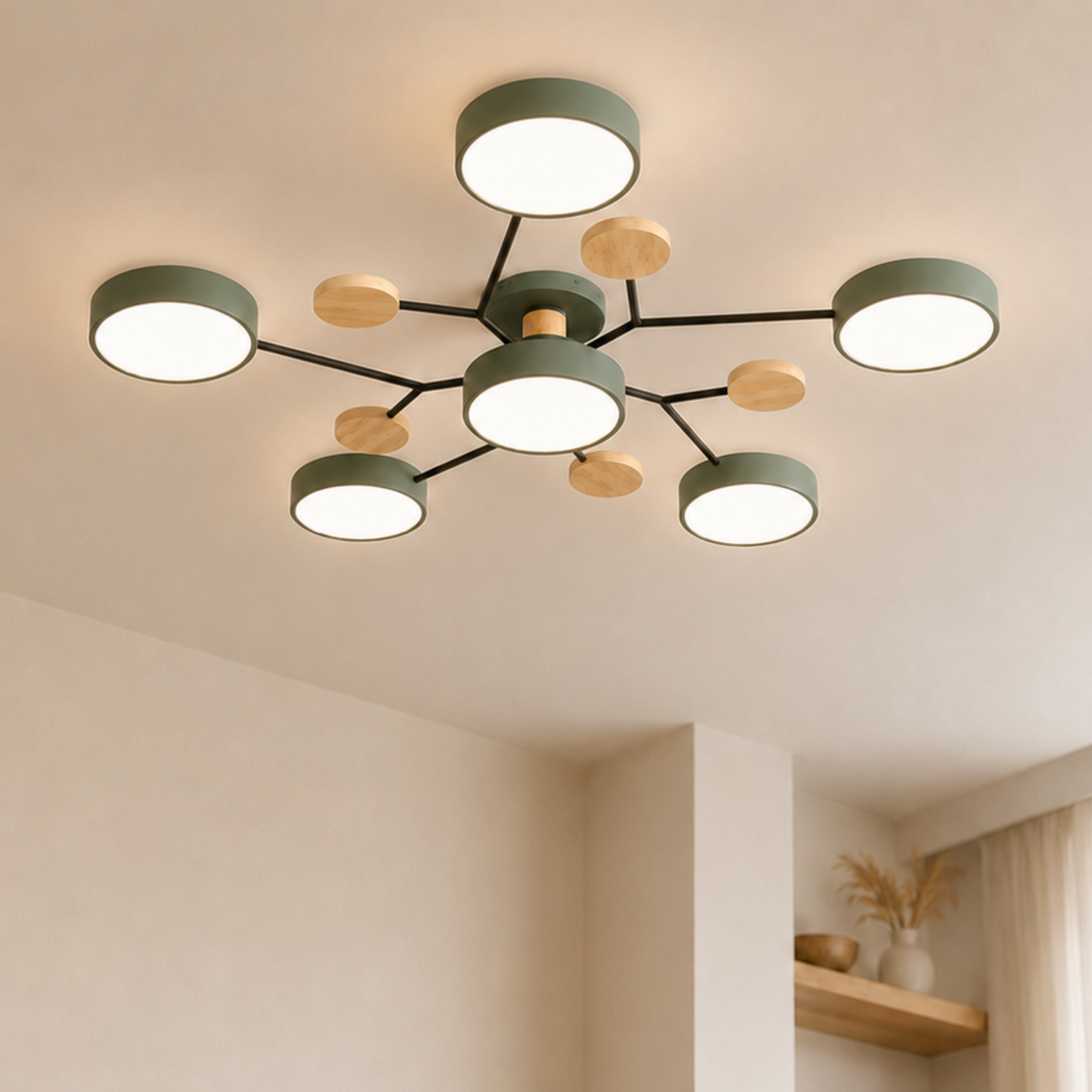 Moderne Halo LED Deckenleuchte
