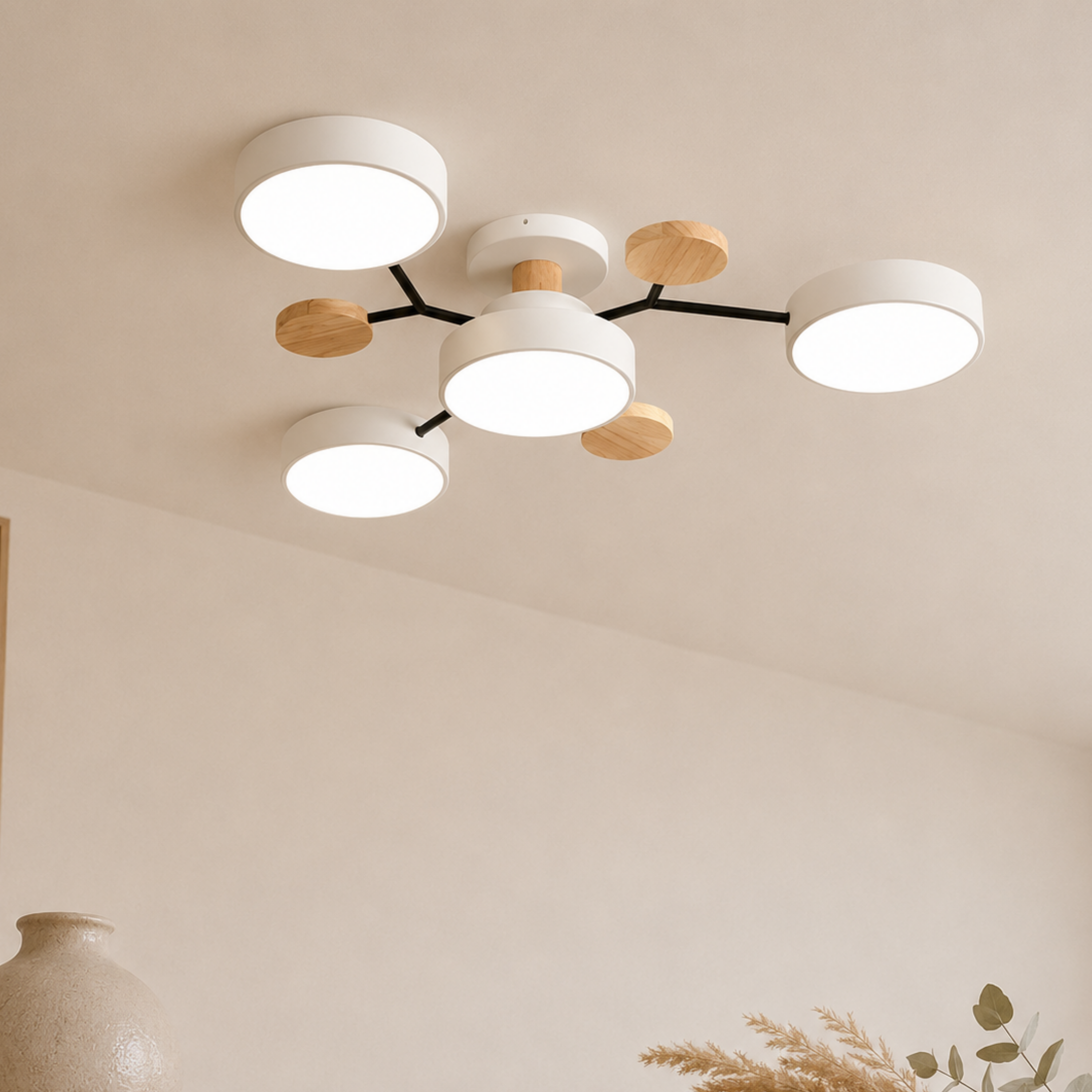 Moderne Halo LED Deckenleuchte
