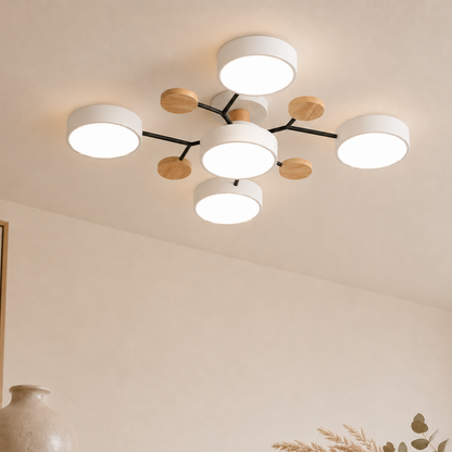 Moderne Halo LED Deckenleuchte