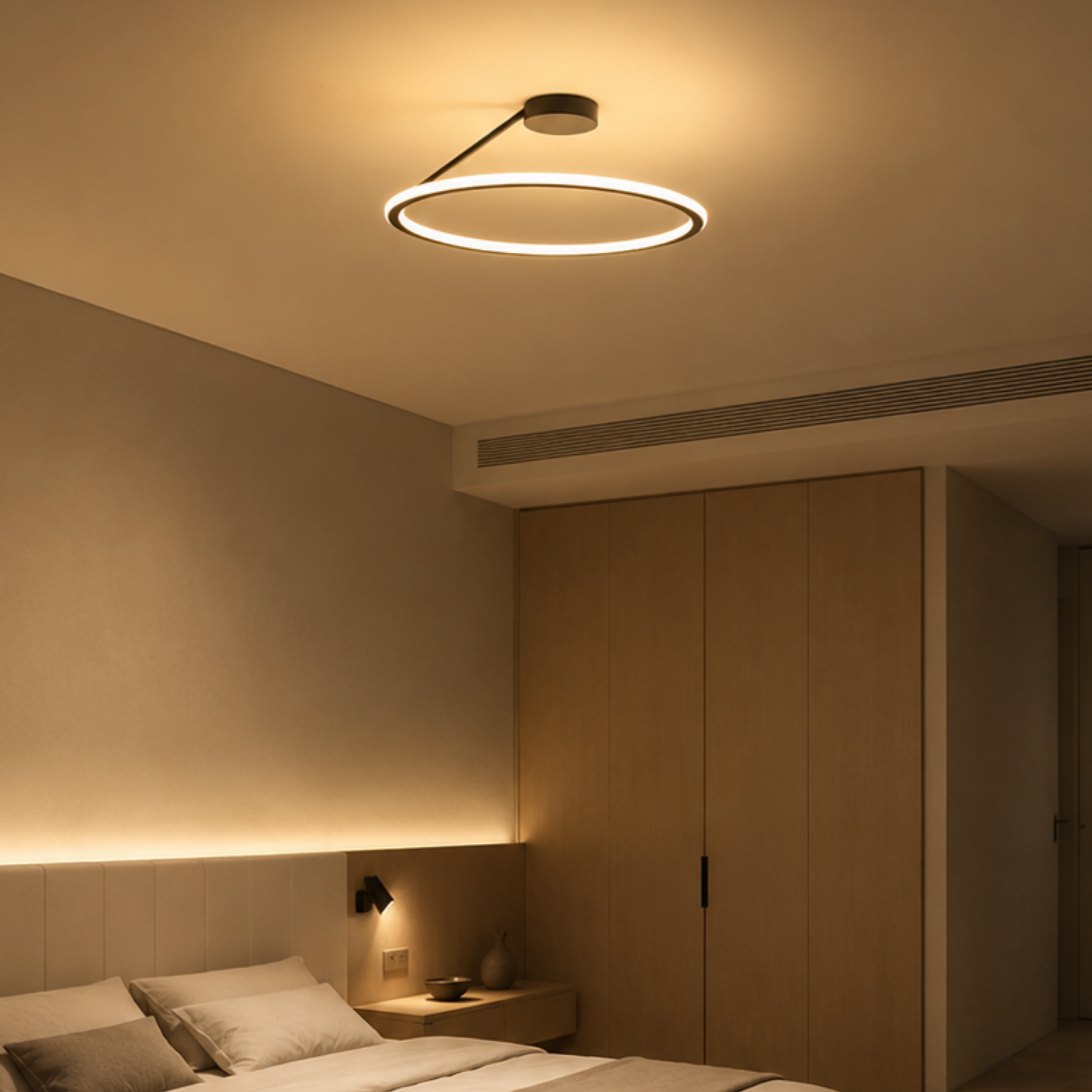 Elegante Halo LED Deckenleuchte
