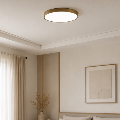 Goldene Kreis LED Deckenleuchte