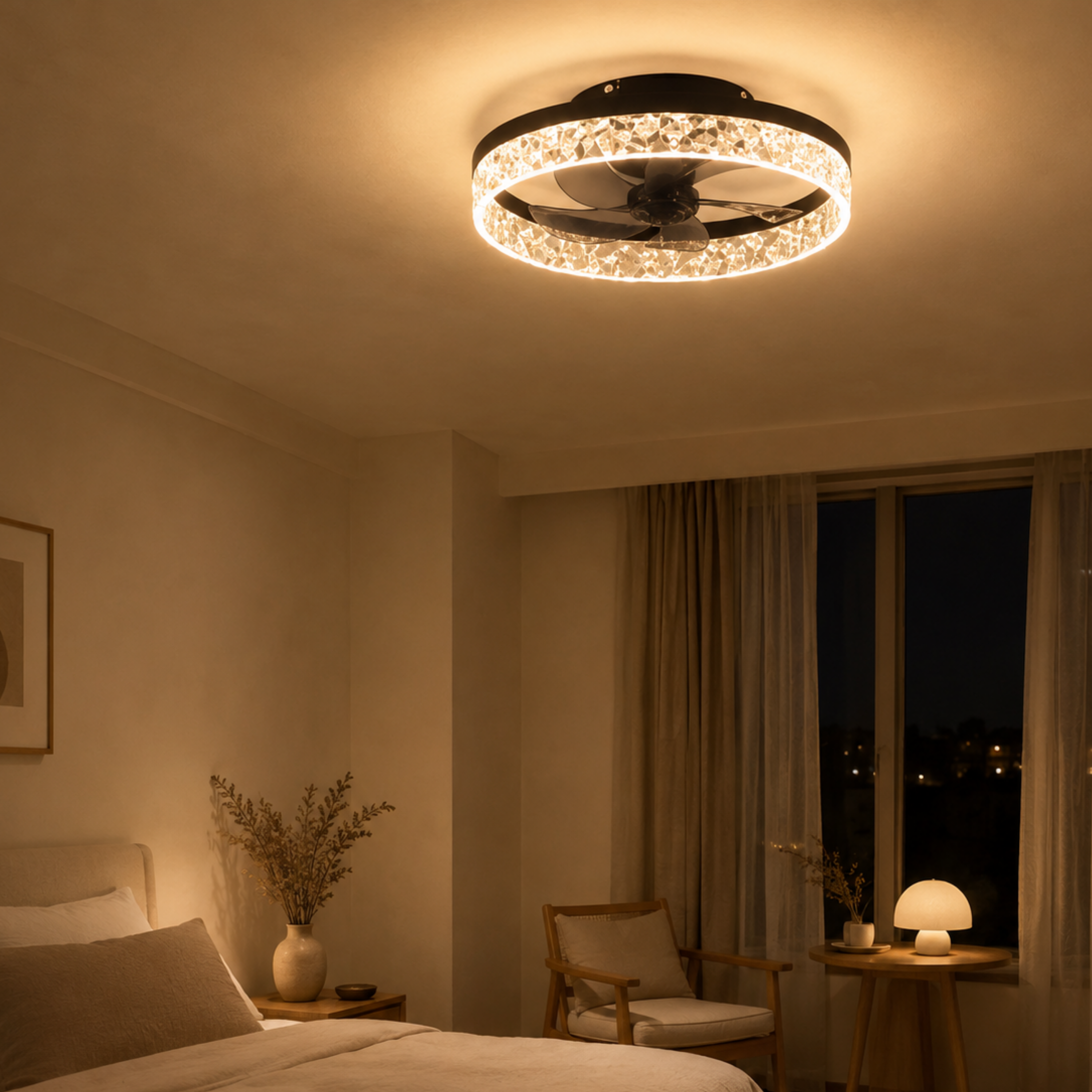 Beleuchtete Ventilator LED Deckenleuchte