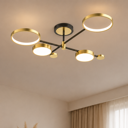 Nordische LED Ring Deckenleuchte