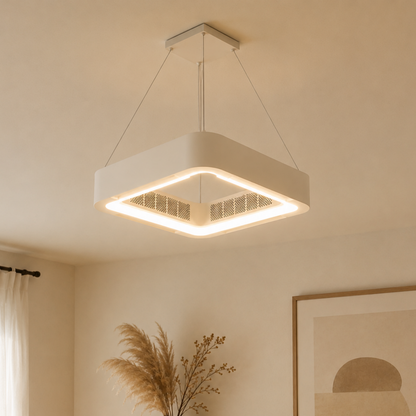 Moderne Minimalistische Ventilatorlose Deckenleuchte und Pendelleuchte