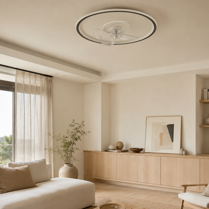 LED Ventilator Deckenleuchte mit Fernbedienung