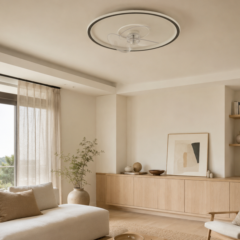 LED Ventilator Deckenleuchte mit Fernbedienung