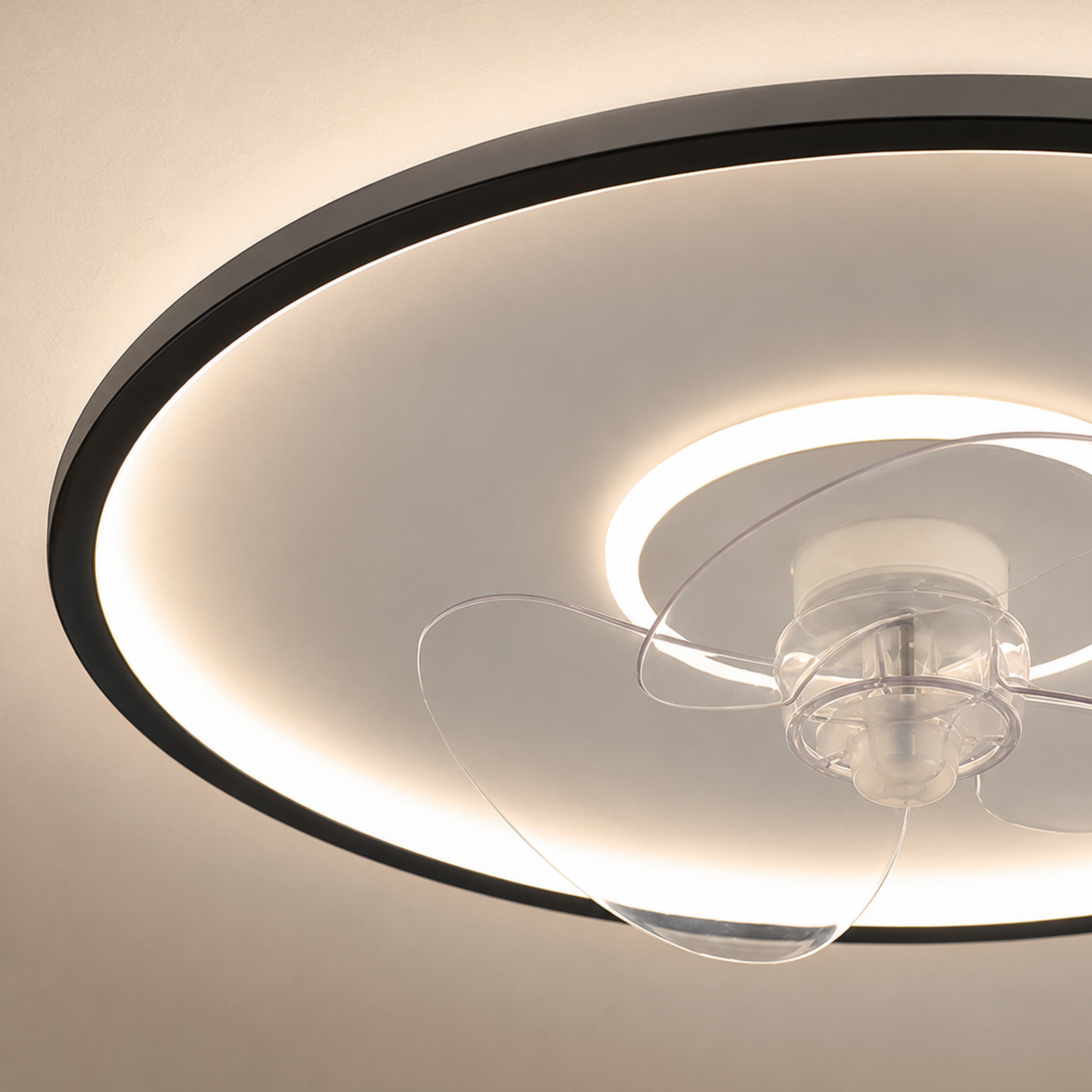 LED Ventilator Deckenleuchte mit Fernbedienung