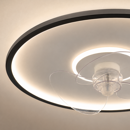 LED Ventilator Deckenleuchte mit Fernbedienung