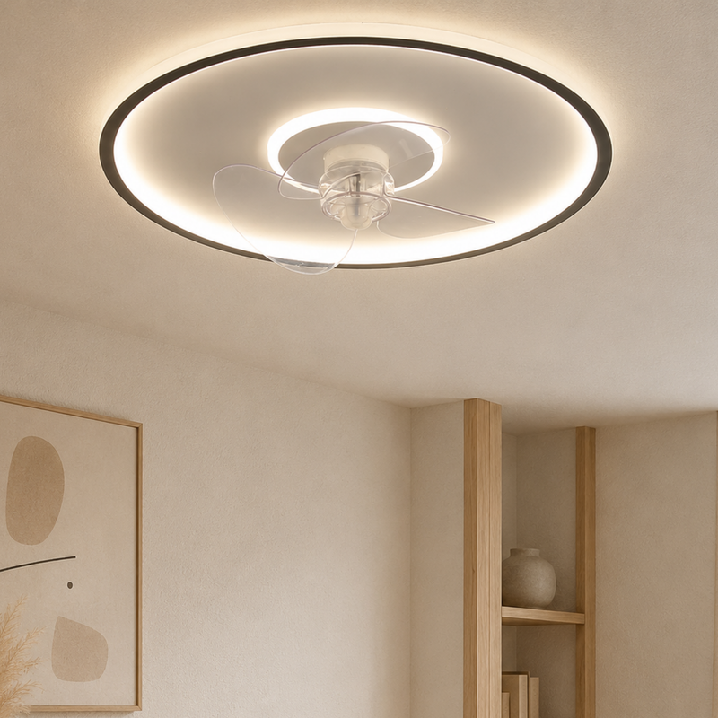 LED Ventilator Deckenleuchte mit Fernbedienung