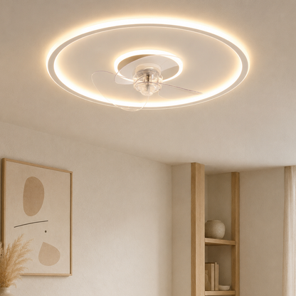 LED Ventilator Deckenleuchte mit Fernbedienung