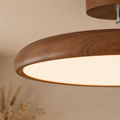 Runde Retro LED Vintage Deckenleuchte