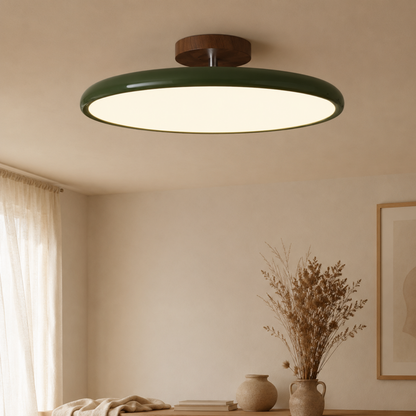 Runde Retro LED Vintage Deckenleuchte