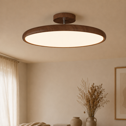 Runde Retro LED Vintage Deckenleuchte