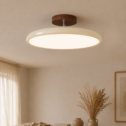 Runde Retro LED Vintage Deckenleuchte