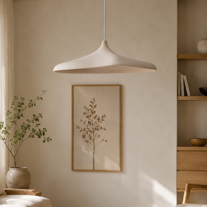Japanische Wabi-Sabi Papier LED Pendelleuchte