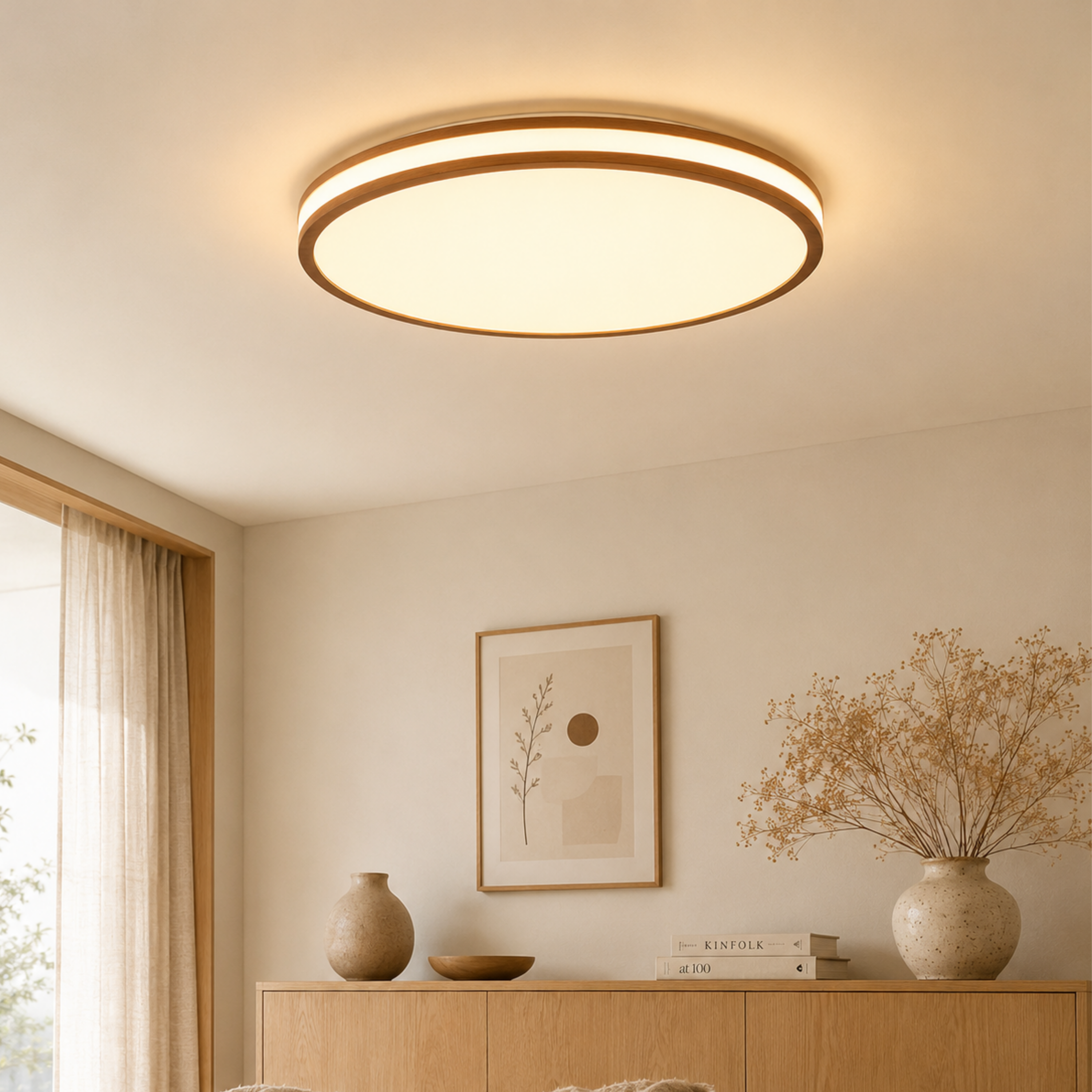Minimalistische LED Deckenleuchte
