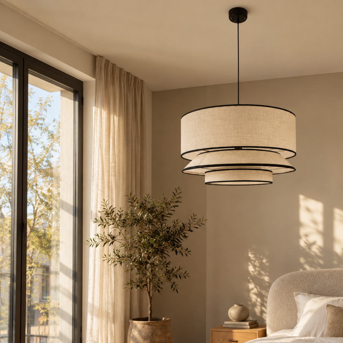Nordische Wabi-Sabi LED Pendelleuchte