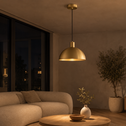 Bronze Art Deco LED Pendelleuchte