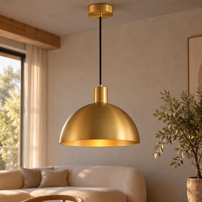 Bronze Art Deco LED Pendelleuchte
