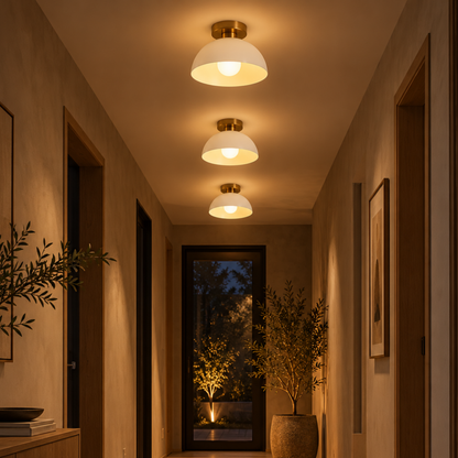 Nordische Große Fassung LED Deckenleuchte