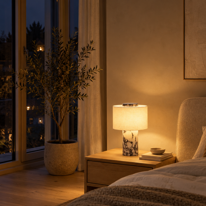Natürliche Stein LED Tischlampe