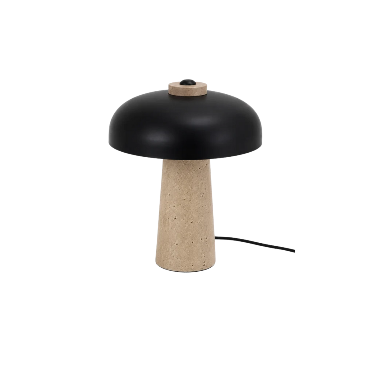 Travertin Designer LED Tischlampe