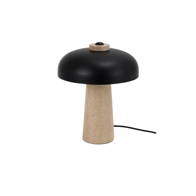 Travertin Designer LED Tischlampe
