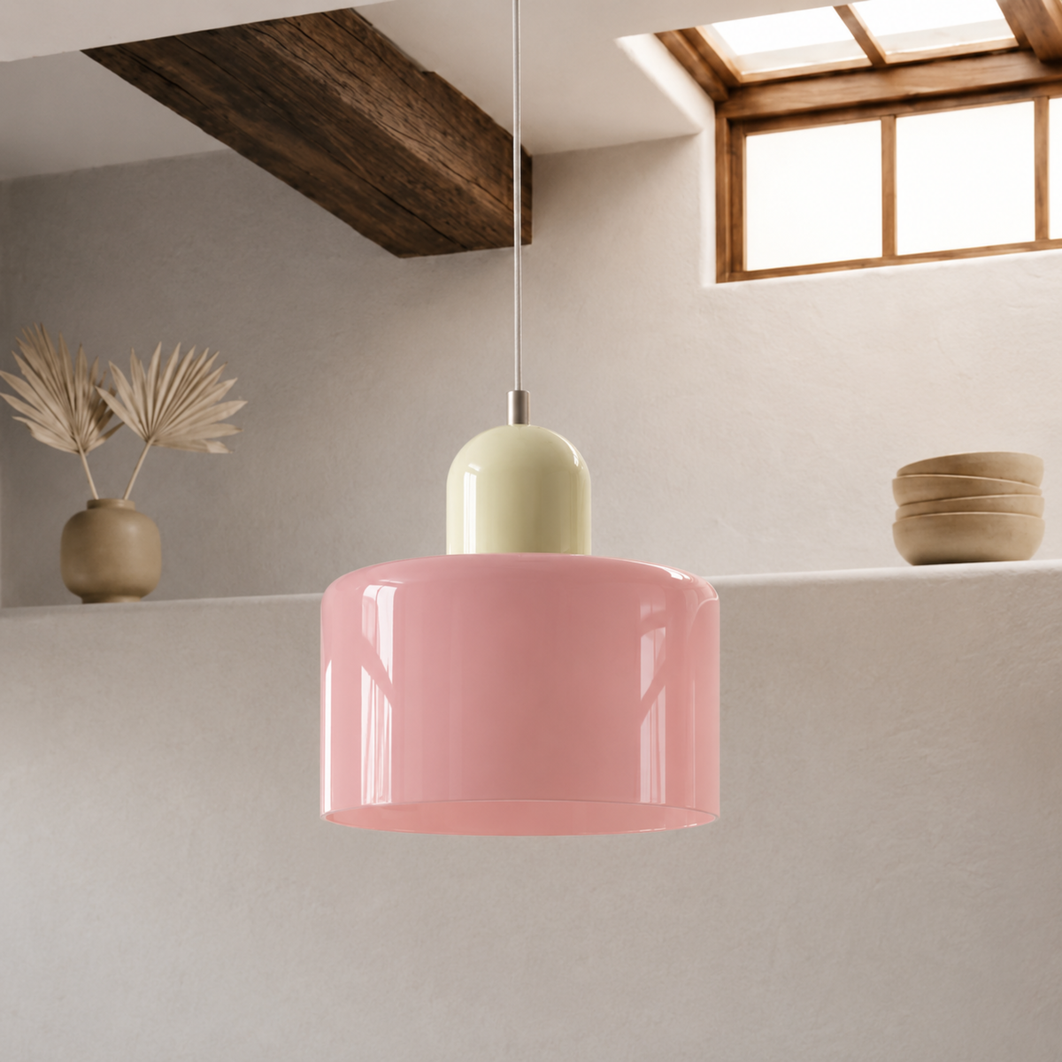 Pendelleuchte mit erweitertem Halo Design