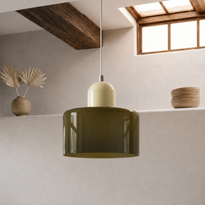 Pendelleuchte mit erweitertem Halo Design