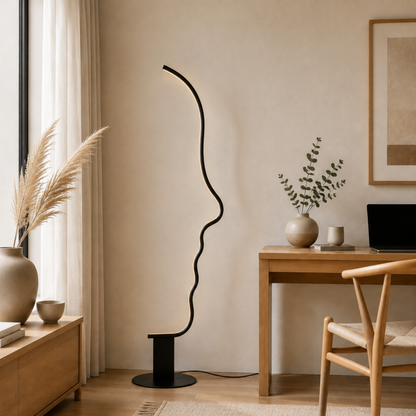 Minimalistische Indoor-Gesichts-Stehlampe