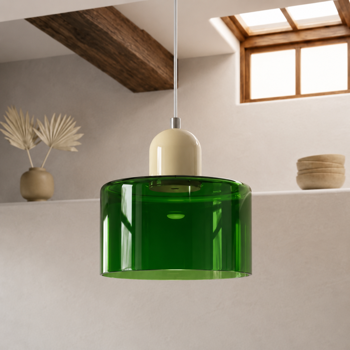 Pendelleuchte mit erweitertem Halo Design