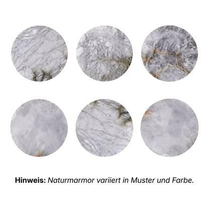 Runde Marmor LED Wandlampe