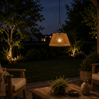 Rattan Außen Laterne