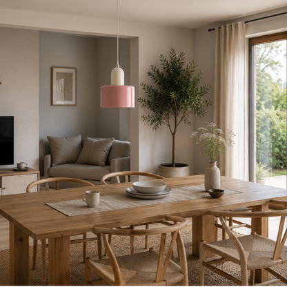 Pendelleuchte mit erweitertem Halo Design