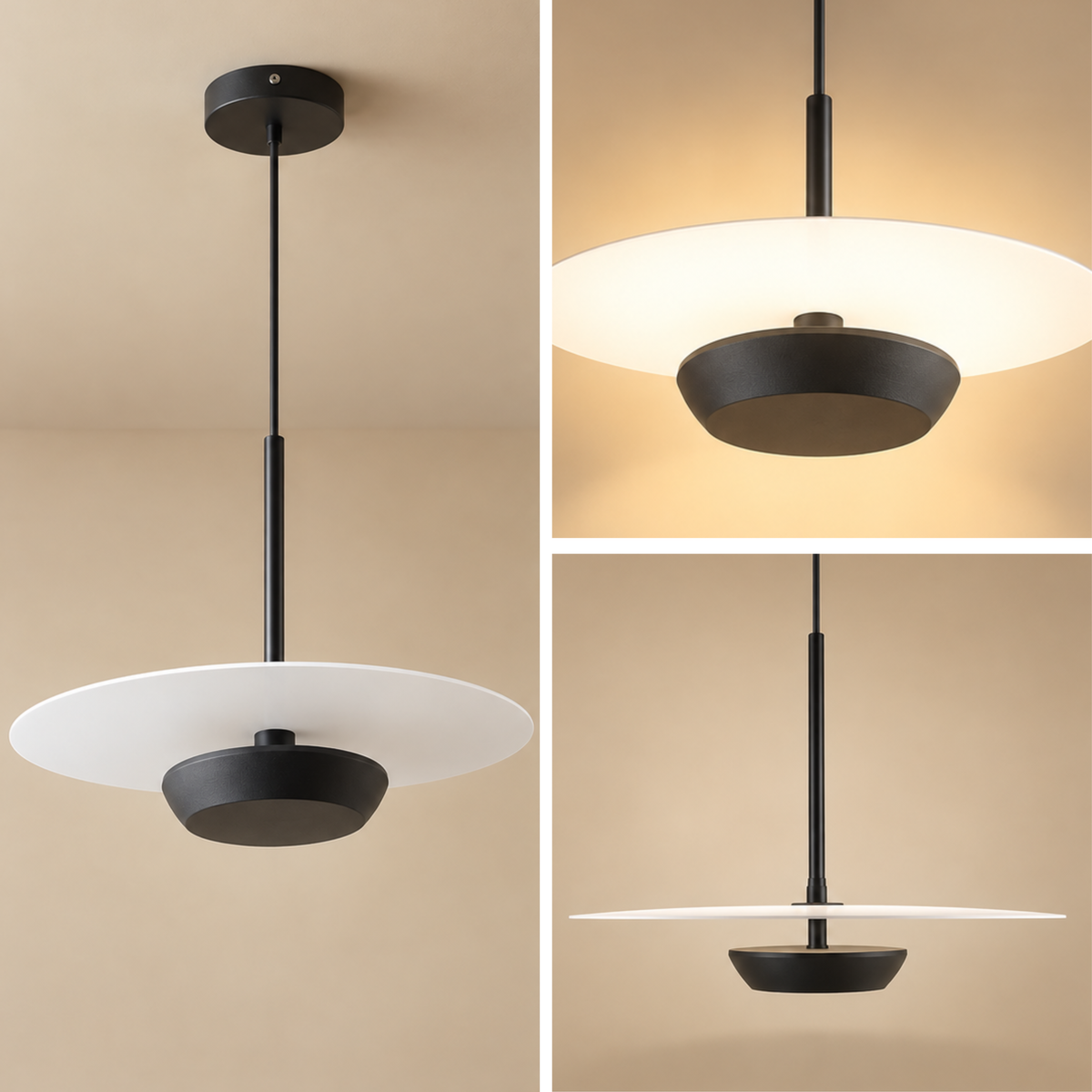 Nordische Minimalistische UFO Pendelleuchte