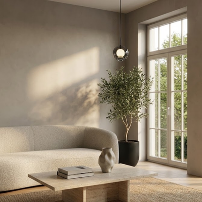 Dimmbare Glas Pendelleuchte