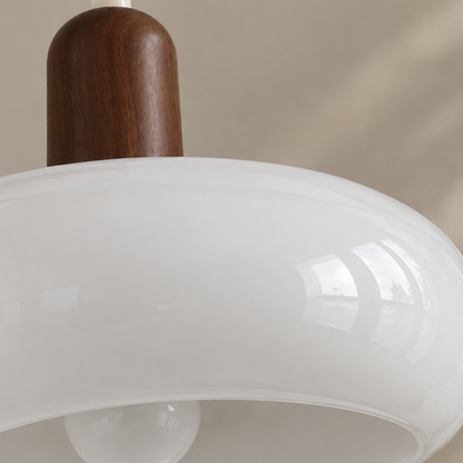 Skandinavische Creme Pendelleuchte